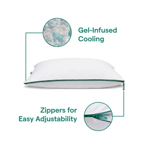 Brooklinen Marlow King Size Adjustable Memory Foam Cooling Bed Pillow $85 NEW - Picture 2 of 8